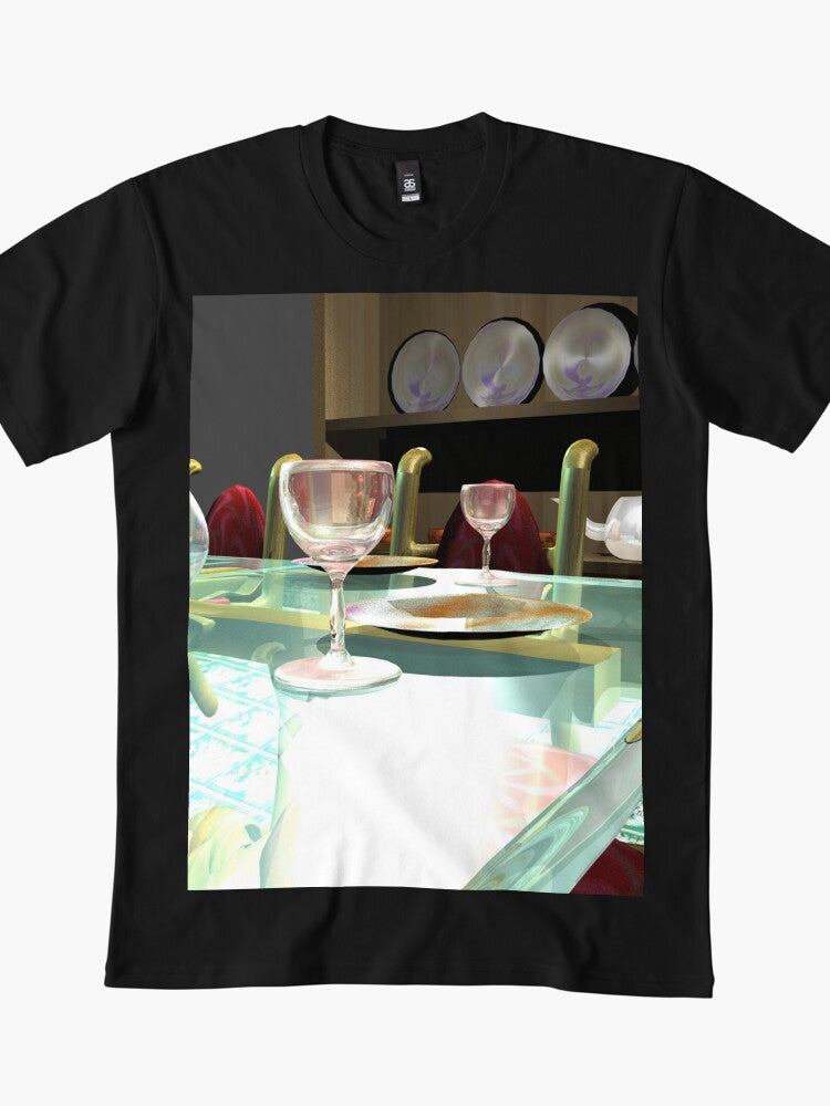 3D Interior Design T-Shirt – Premium Modern Aesthetic Tee