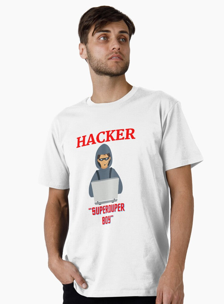 Hacker Culture Cyber Security Professional Coding Gear Tee White